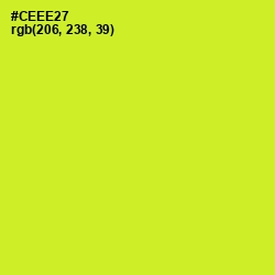 #CEEE27 - Pear Color Image