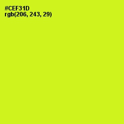 #CEF31D - Las Palmas Color Image