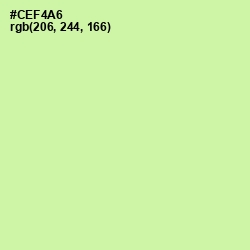 #CEF4A6 - Reef Color Image