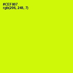 #CEF807 - Electric Lime Color Image