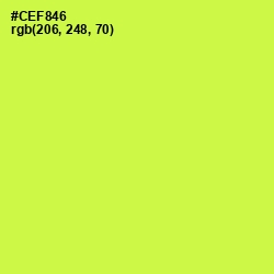 #CEF846 - Starship Color Image