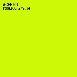 #CEF906 - Electric Lime Color Image