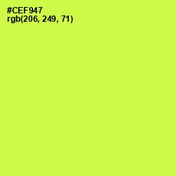 #CEF947 - Starship Color Image