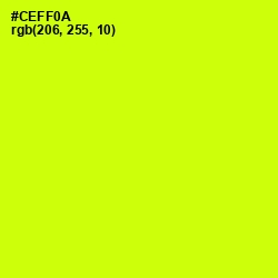 #CEFF0A - Electric Lime Color Image