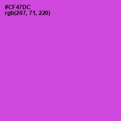 #CF47DC - Fuchsia Pink Color Image