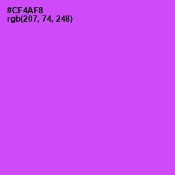 #CF4AF8 - Heliotrope Color Image