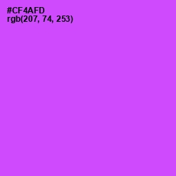 #CF4AFD - Heliotrope Color Image