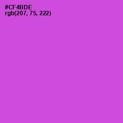 #CF4BDE - Fuchsia Pink Color Image