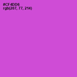 #CF4DD6 - Fuchsia Pink Color Image