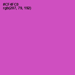 #CF4FC0 - Fuchsia Pink Color Image