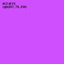 #CF4FFE - Heliotrope Color Image
