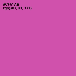 #CF51AB - Hopbush Color Image