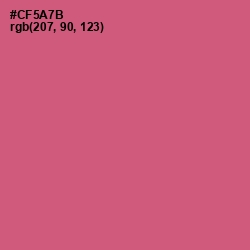 #CF5A7B - Cranberry Color Image