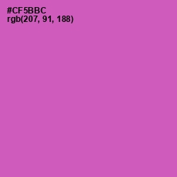 #CF5BBC - Hopbush Color Image