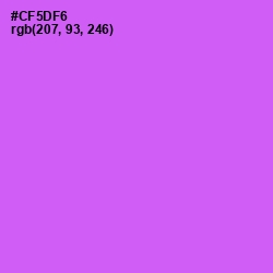 #CF5DF6 - Heliotrope Color Image