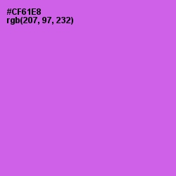 #CF61E8 - Heliotrope Color Image