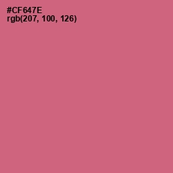 #CF647E - Contessa Color Image