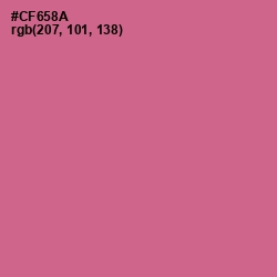 #CF658A - Charm Color Image