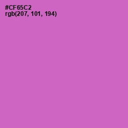 #CF65C2 - Orchid Color Image