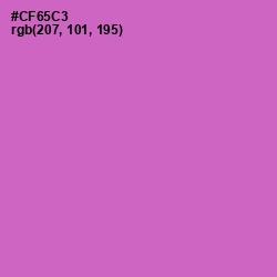 #CF65C3 - Orchid Color Image