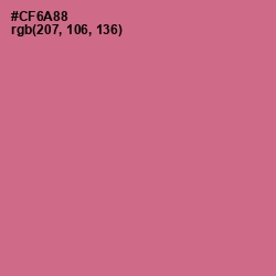 #CF6A88 - Charm Color Image