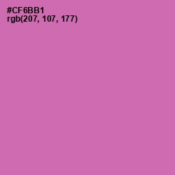 #CF6BB1 - Hopbush Color Image