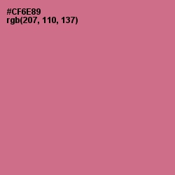 #CF6E89 - Charm Color Image