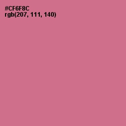 #CF6F8C - Charm Color Image