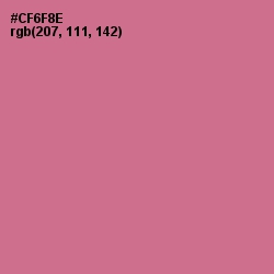 #CF6F8E - Charm Color Image