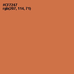 #CF7247 - Raw Sienna Color Image