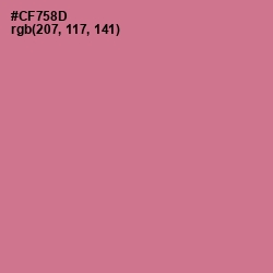 #CF758D - Charm Color Image