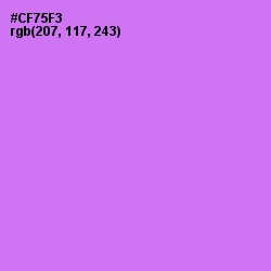 #CF75F3 - Heliotrope Color Image