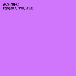 #CF76FC - Heliotrope Color Image