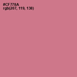 #CF778A - Charm Color Image