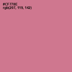 #CF778E - Charm Color Image