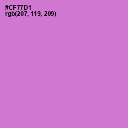 #CF77D1 - Orchid Color Image