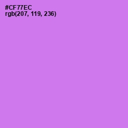 #CF77EC - Heliotrope Color Image