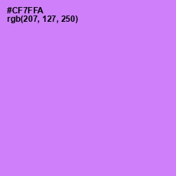 #CF7FFA - Heliotrope Color Image