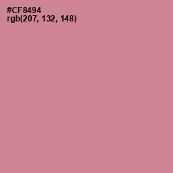 #CF8494 - Puce Color Image