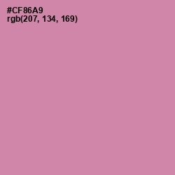 #CF86A9 - Viola Color Image