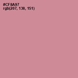 #CF8A97 - Puce Color Image