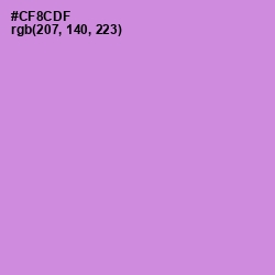 #CF8CDF - Light Wisteria Color Image