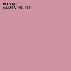 #CF93A3 - Can Can Color Image