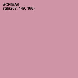 #CF95A6 - Can Can Color Image