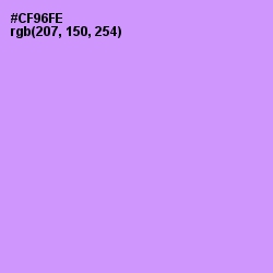 #CF96FE - Mauve Color Image