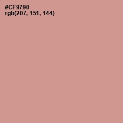 #CF9790 - Oriental Pink Color Image