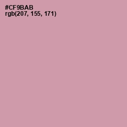 #CF9BAB - Careys Pink Color Image