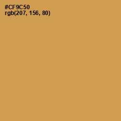 #CF9C50 - Twine Color Image