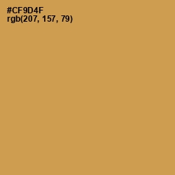 #CF9D4F - Tussock Color Image