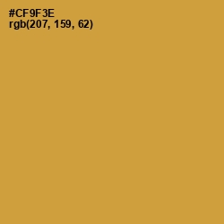 #CF9F3E - Nugget Color Image